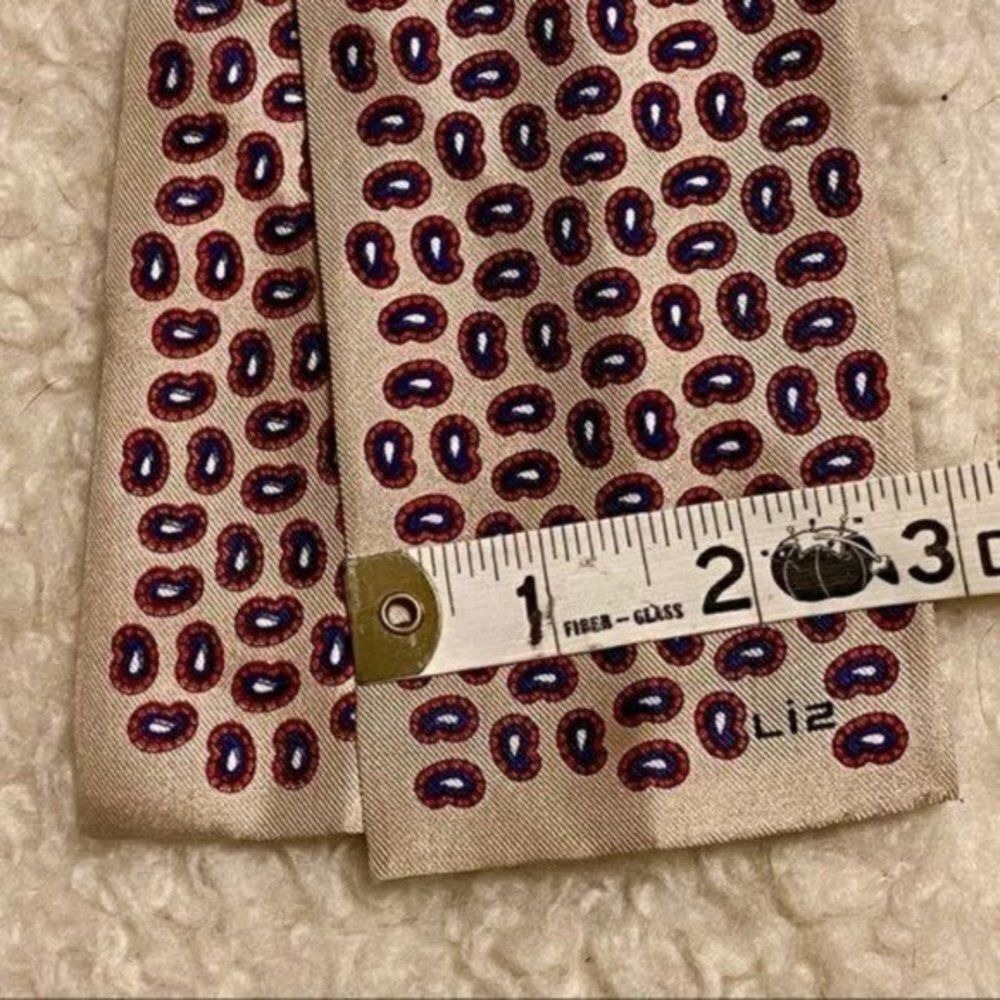 Vintage‎ Liz Claiborne silk paisley tie scarf - Picture 11 of 11
